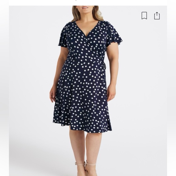 Wrap Knit Dress - Picture 2 of 5